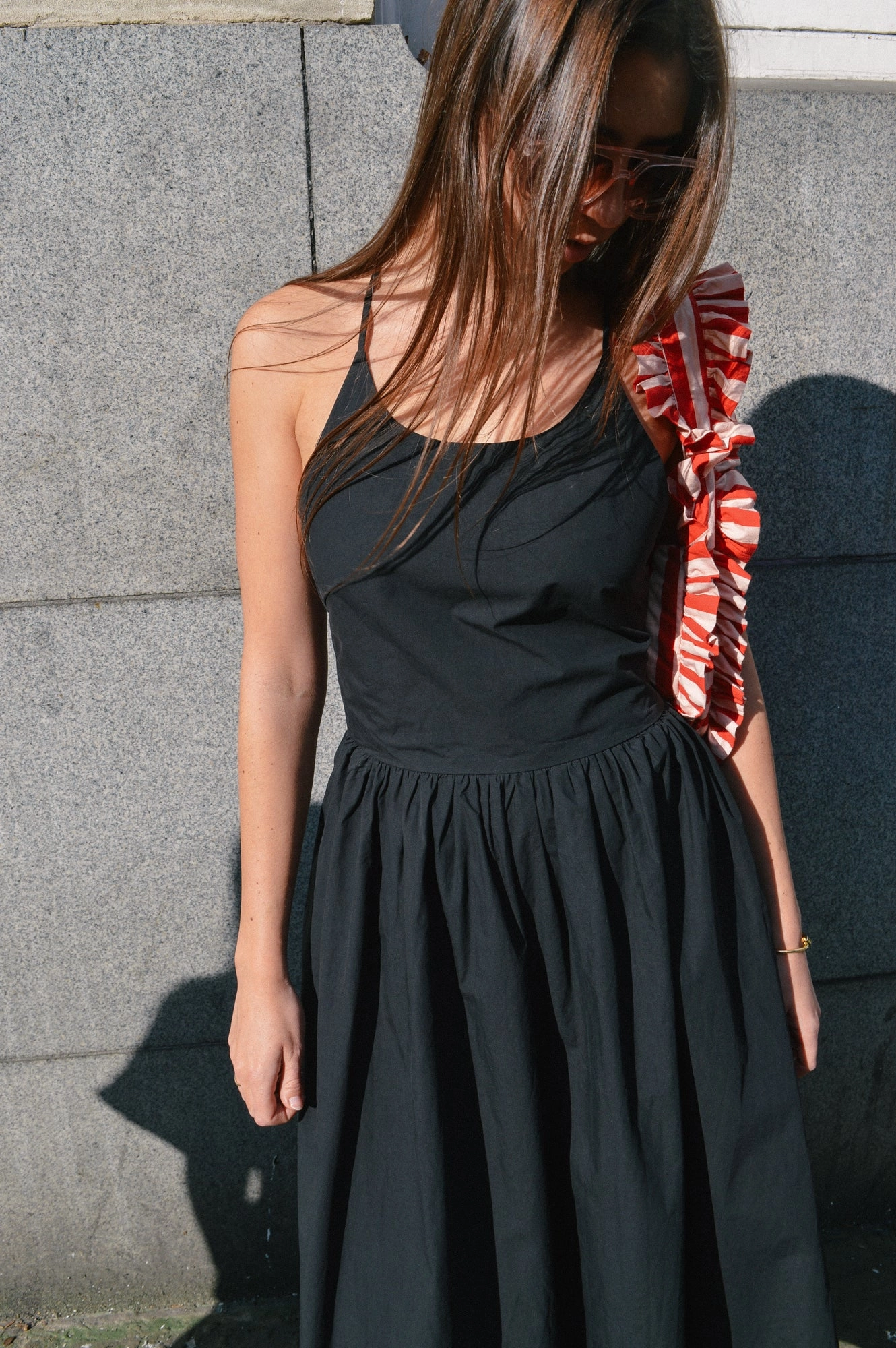 Suncoo Ciana Black Dress