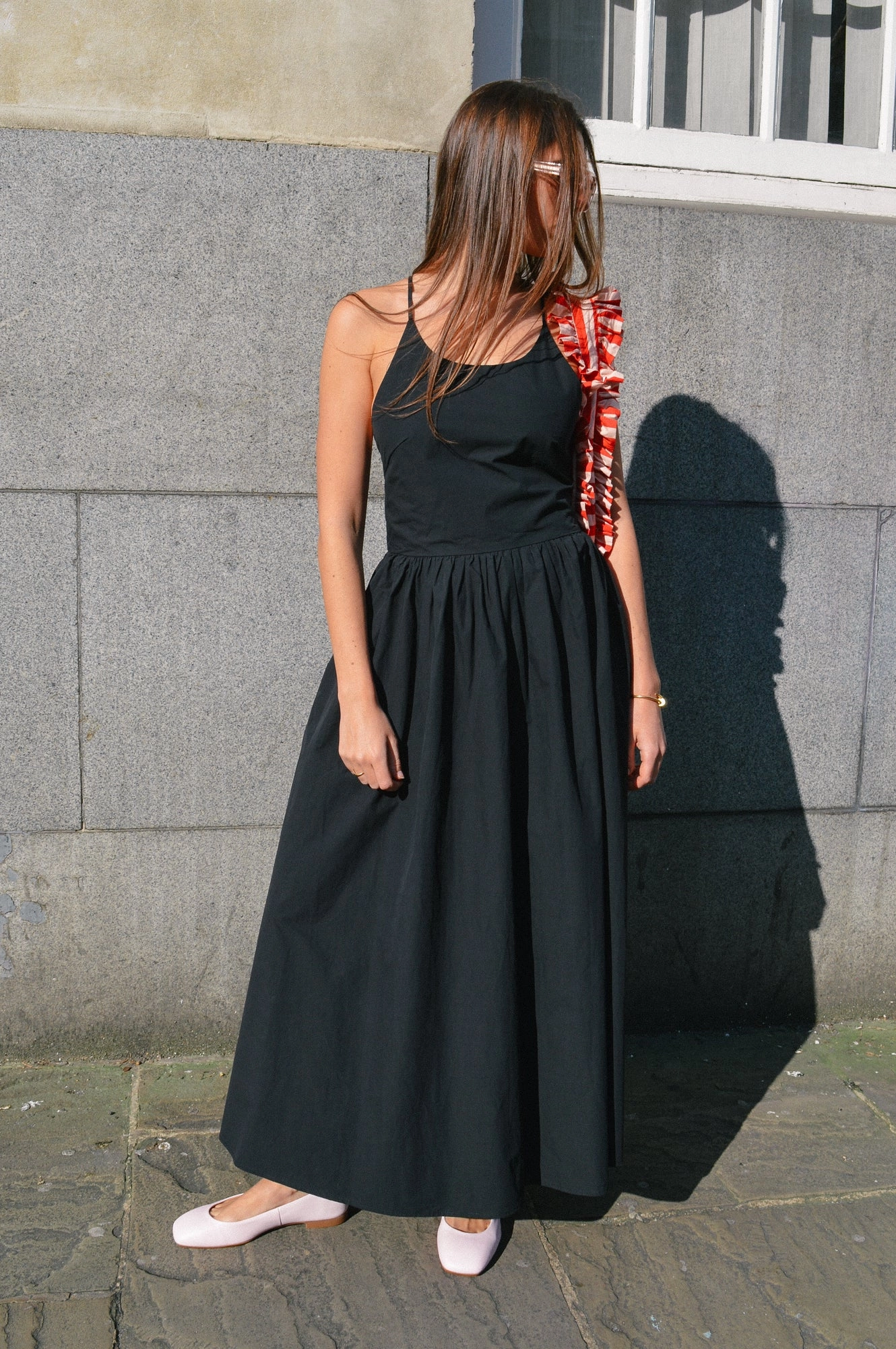 Suncoo Ciana Black Dress