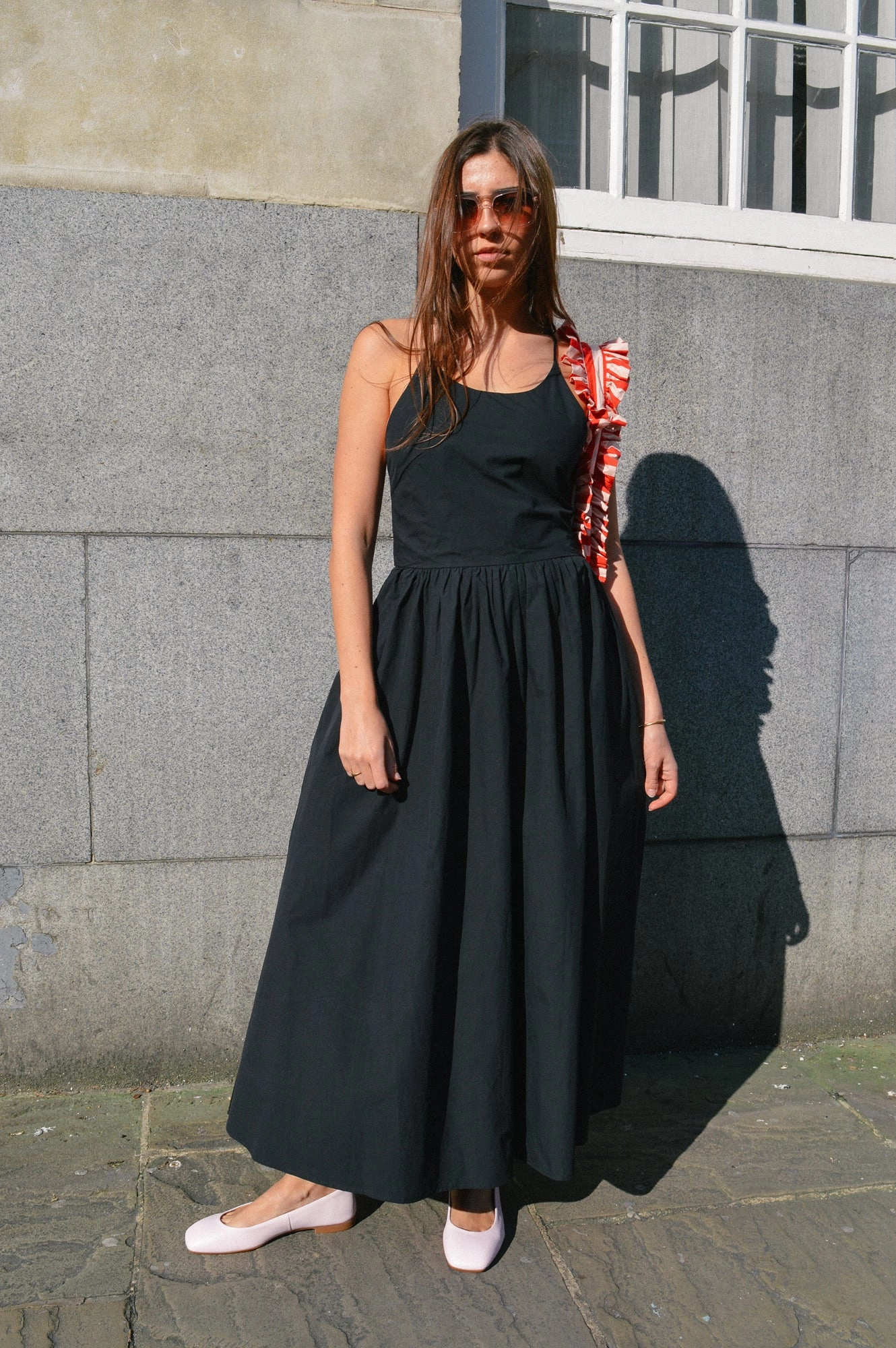 Suncoo Ciana Black Dress