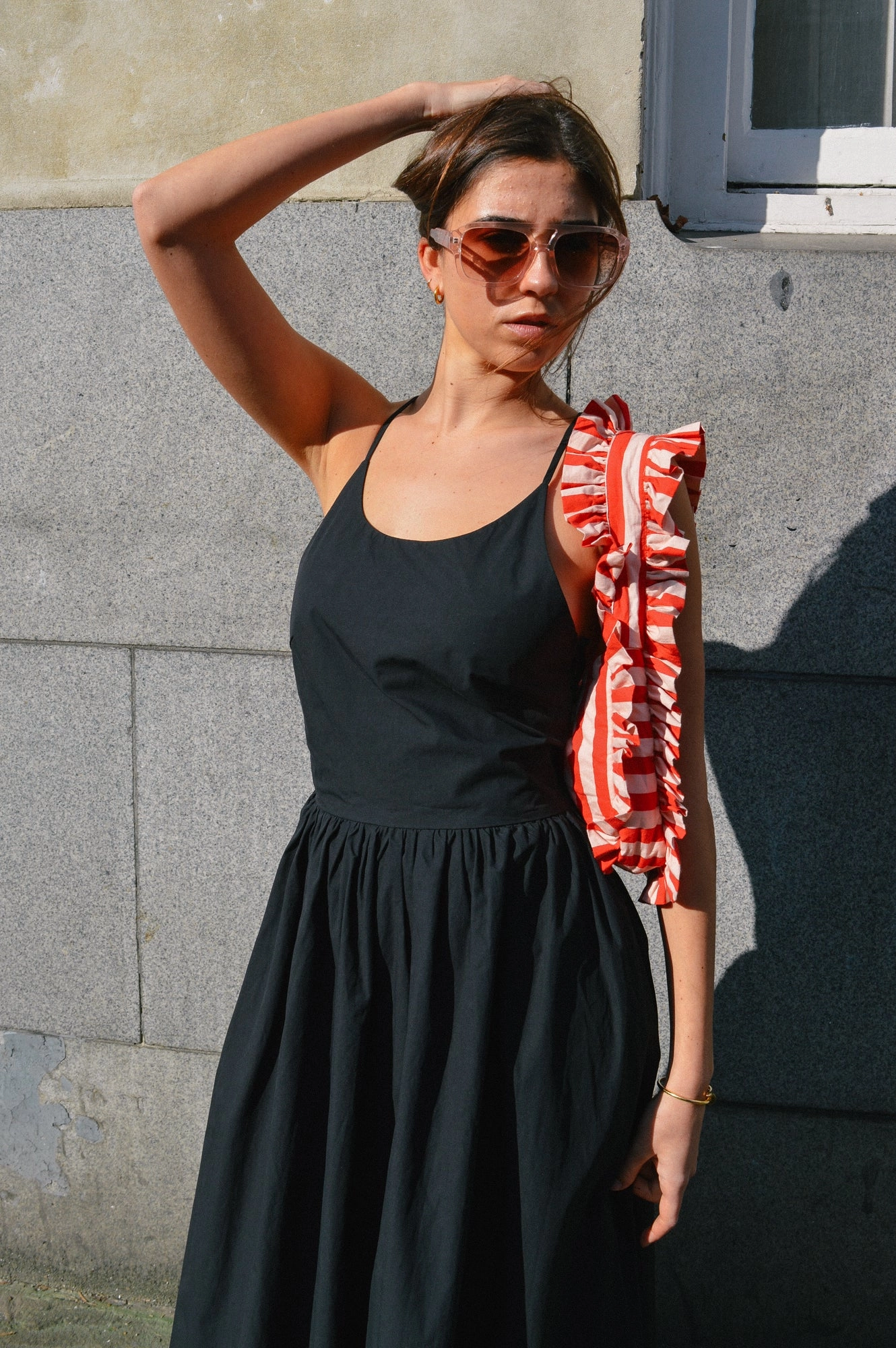 Suncoo Ciana Black Dress