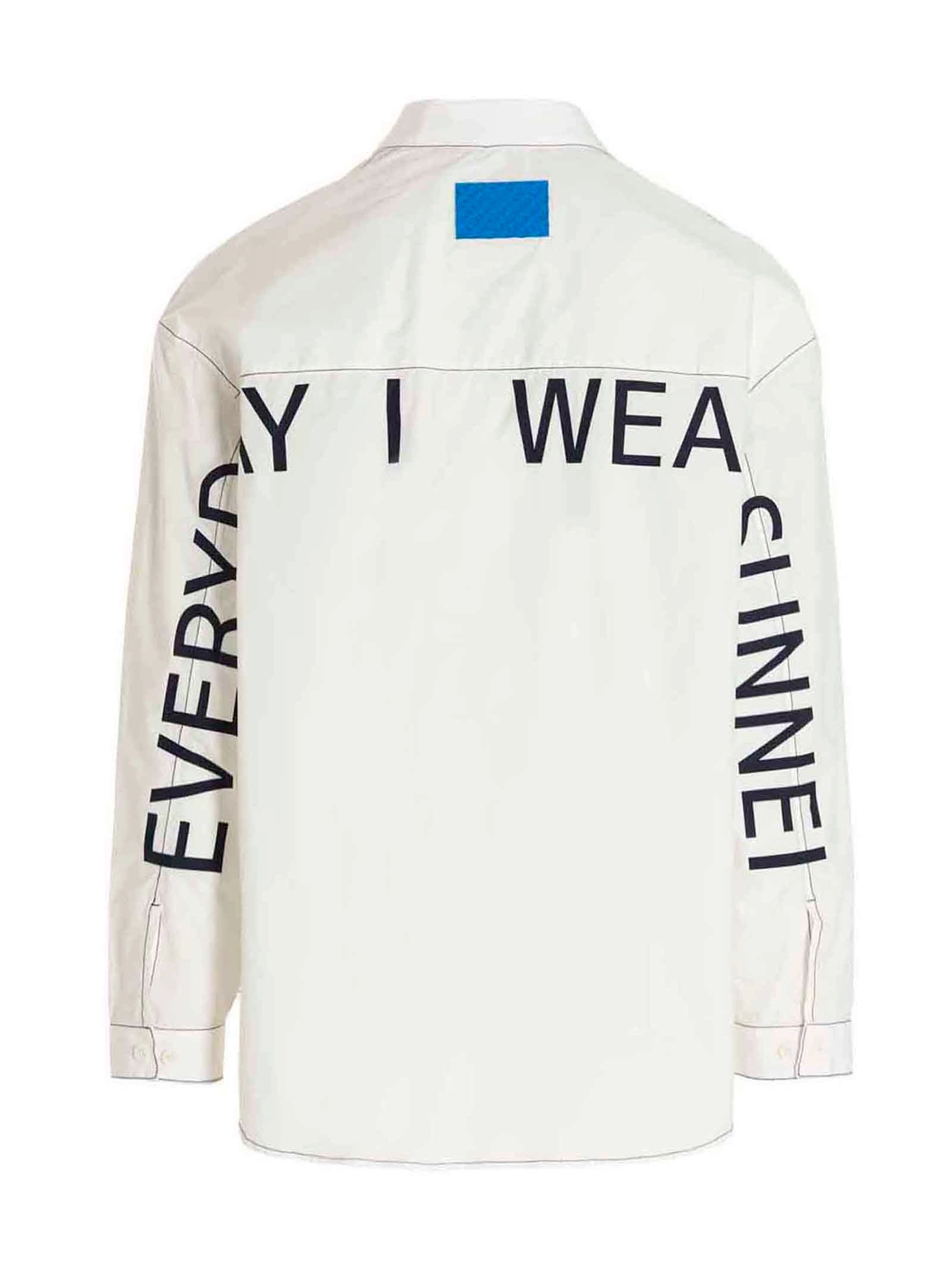 Sunnei Slogan Printed Long-Sleeve Shirt