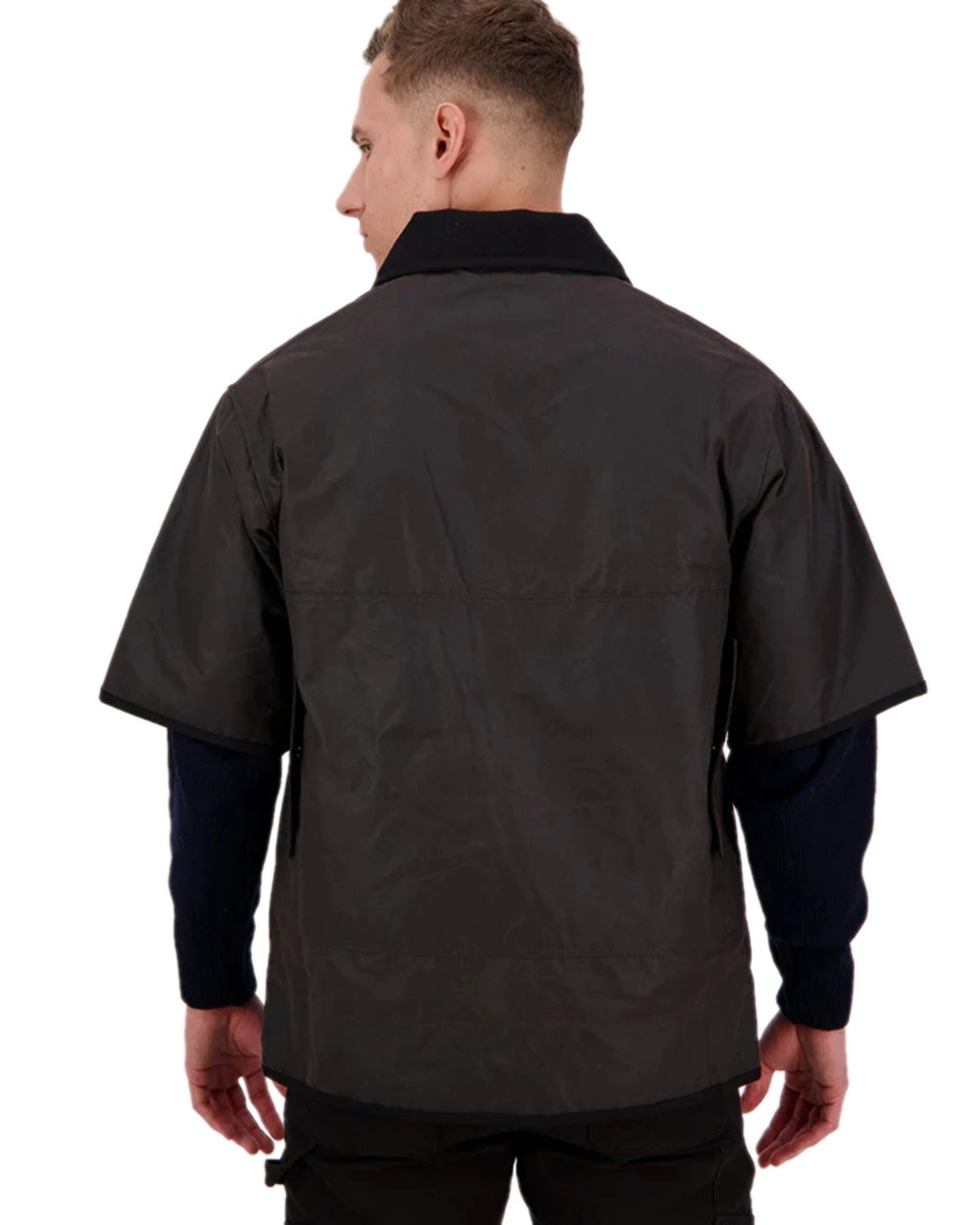 Swanndri Mens 3/4 Sleeve Oilskin Jacket