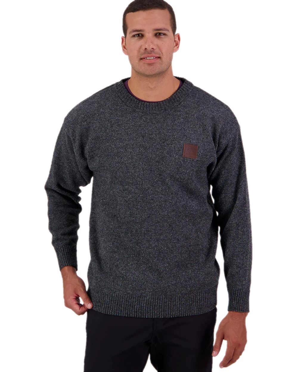 Swanndri Mens Seafarer Wool Crew Neck Jersey