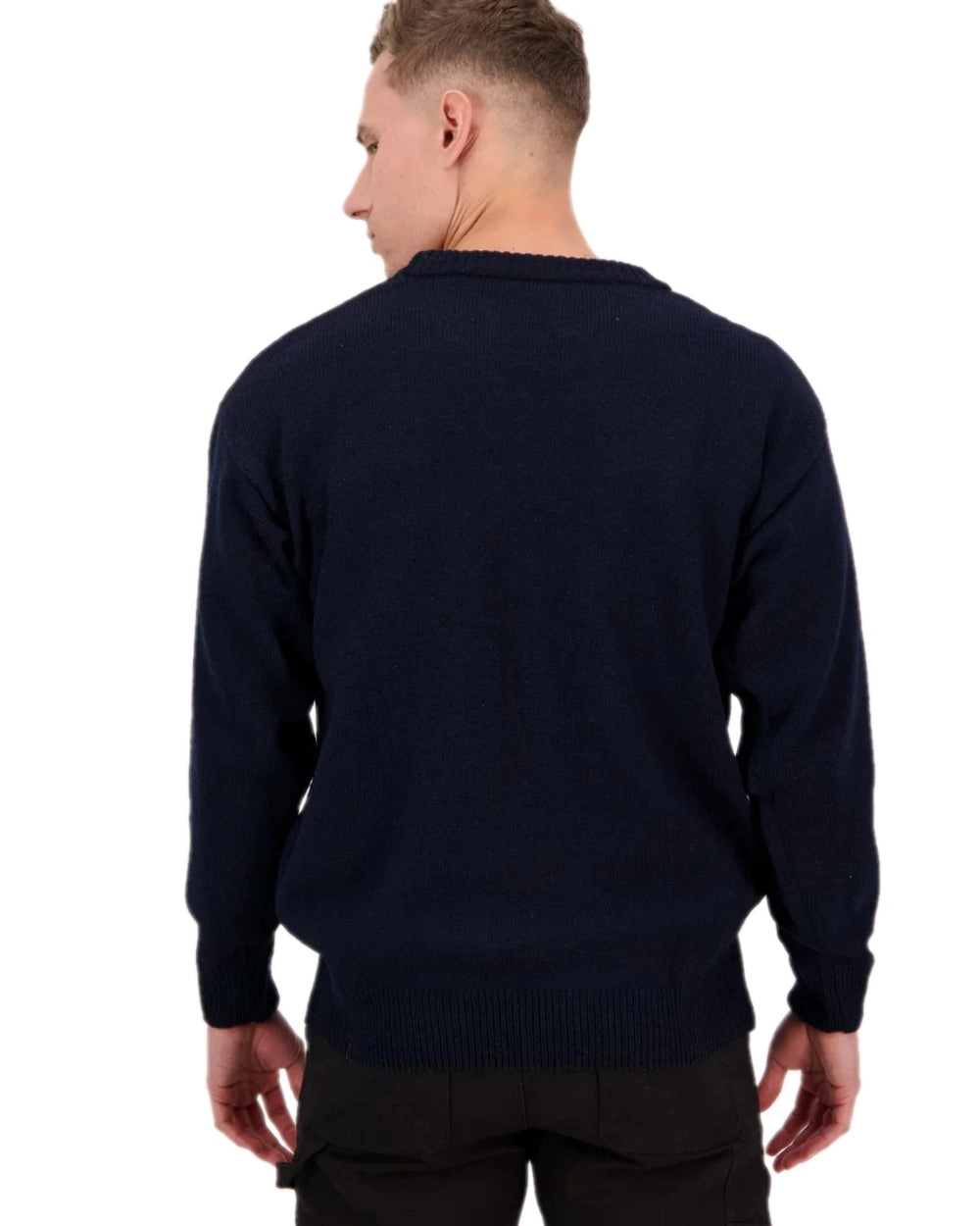 Swanndri Mens Seafarer Wool Crew Neck Jersey