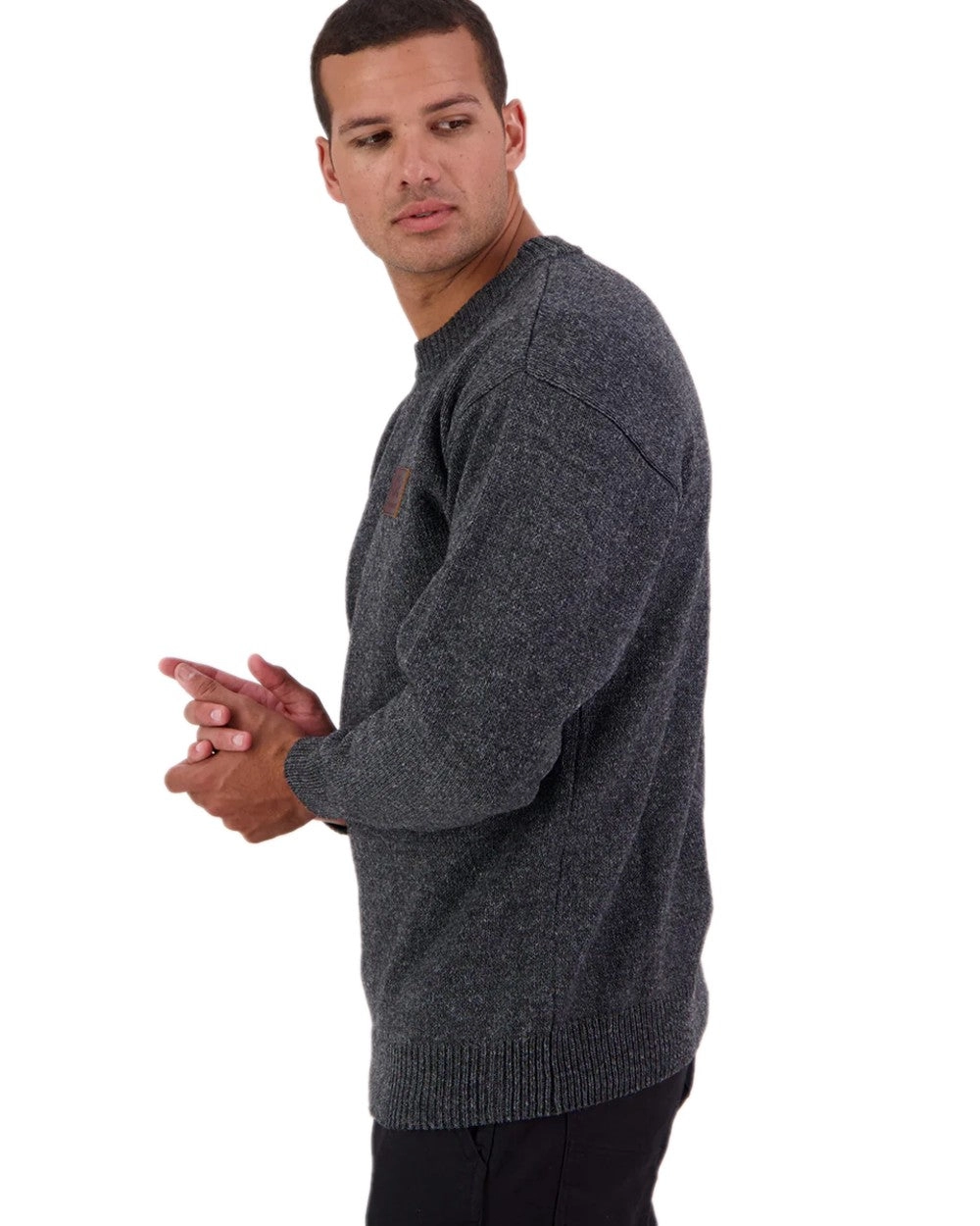 Swanndri Mens Seafarer Wool Crew Neck Jersey