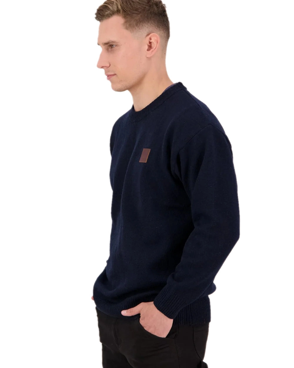Swanndri Mens Seafarer Wool Crew Neck Jersey