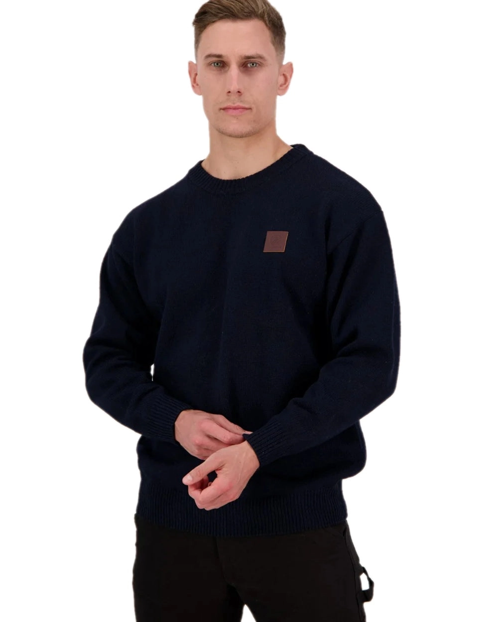 Swanndri Mens Seafarer Wool Crew Neck Jersey