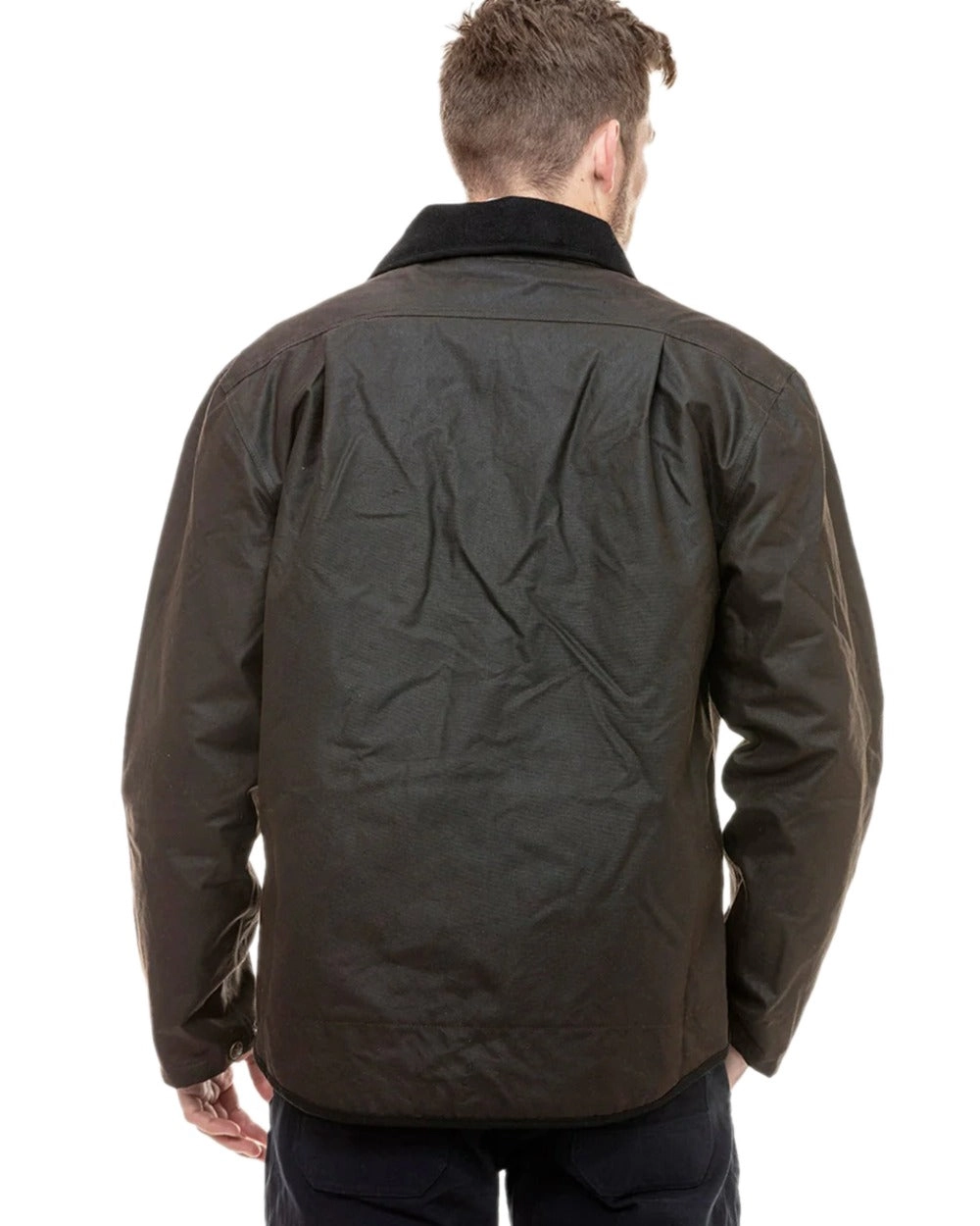 Swanndri Mens Waimak Oilskin Jacket With Wool Lining