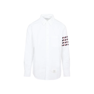 Thom Browne 4-Bar Long-Sleeved Shirt