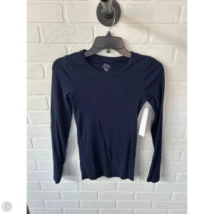 Top Long Sleeve Basic By J. Crew In Blue, Size: Xs