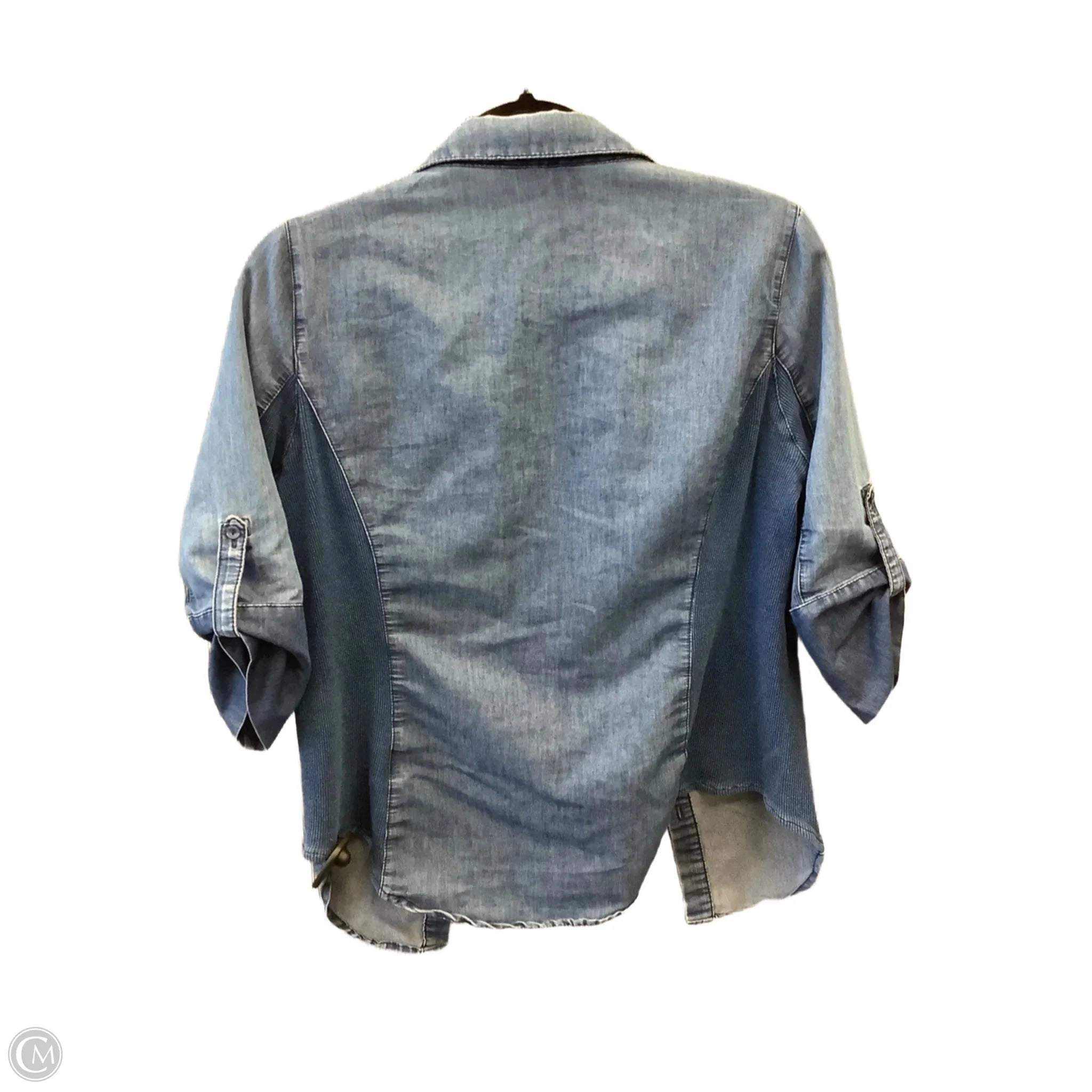 Top Long Sleeve By Ci Sono In Blue, Size: M