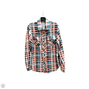 Top Long Sleeve By Clothes Mentor In Blue & Pink, Size: S
