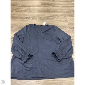 Top Long Sleeve By Clothes Mentor In Blue, Size: L