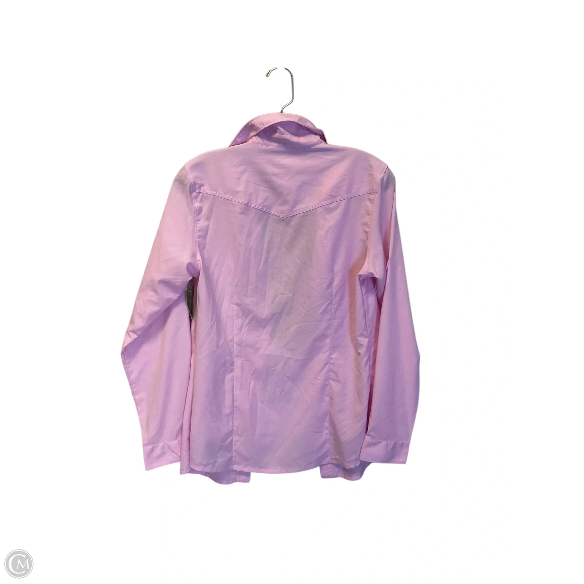 Top Long Sleeve By Columbia In Pink, Size: S