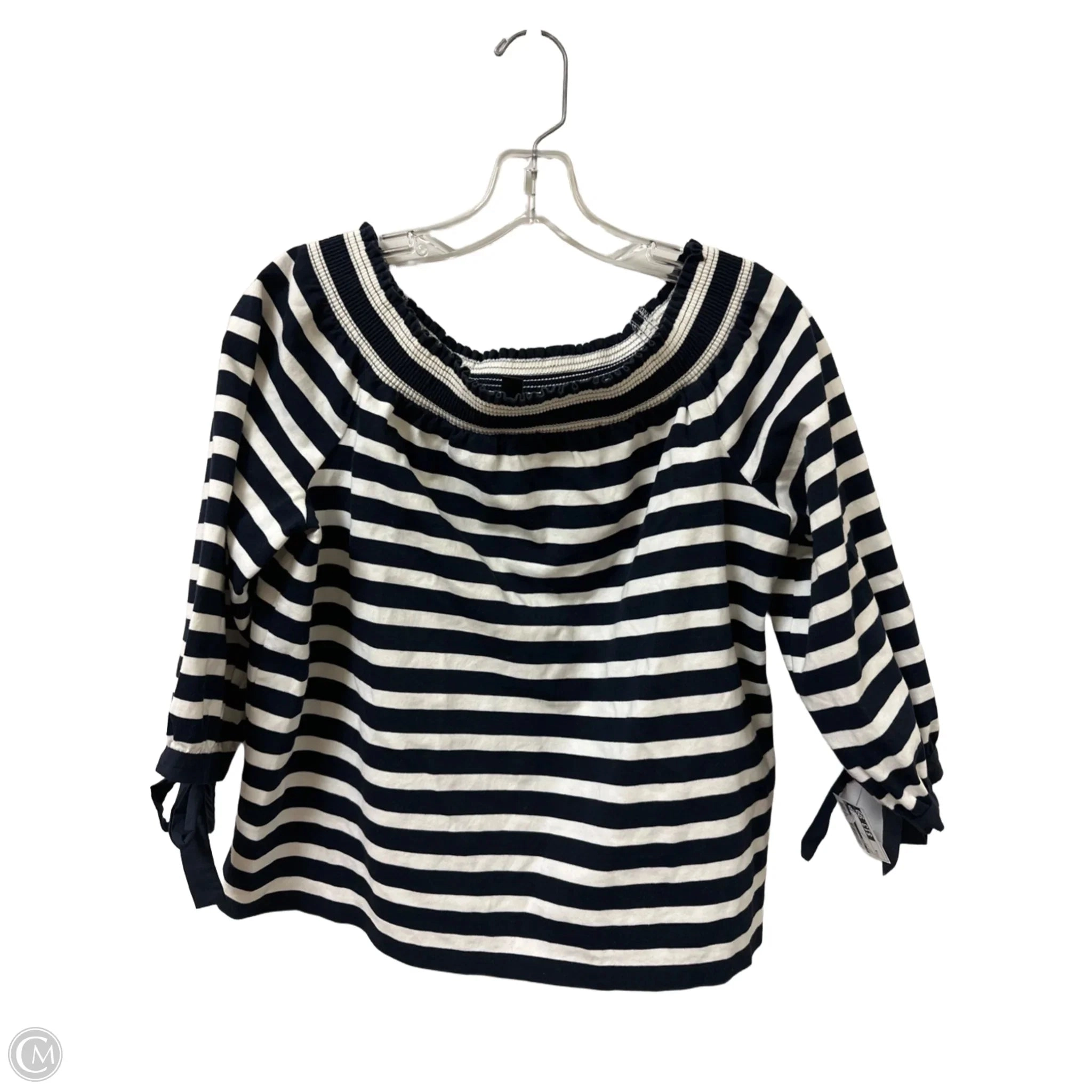 Top Long Sleeve By J. Crew In Navy, Size: M