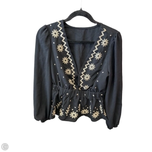 Top Long Sleeve By Shein In Black, Size: M