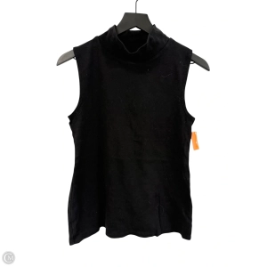 Top Sleeveless Basic By Croft And Barrow In Black, Size: S