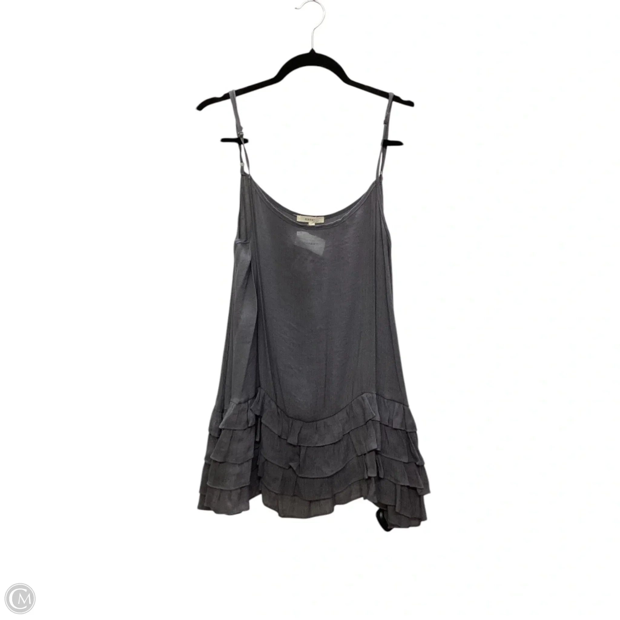 Top Sleeveless Basic By Easel In Grey, Size: M