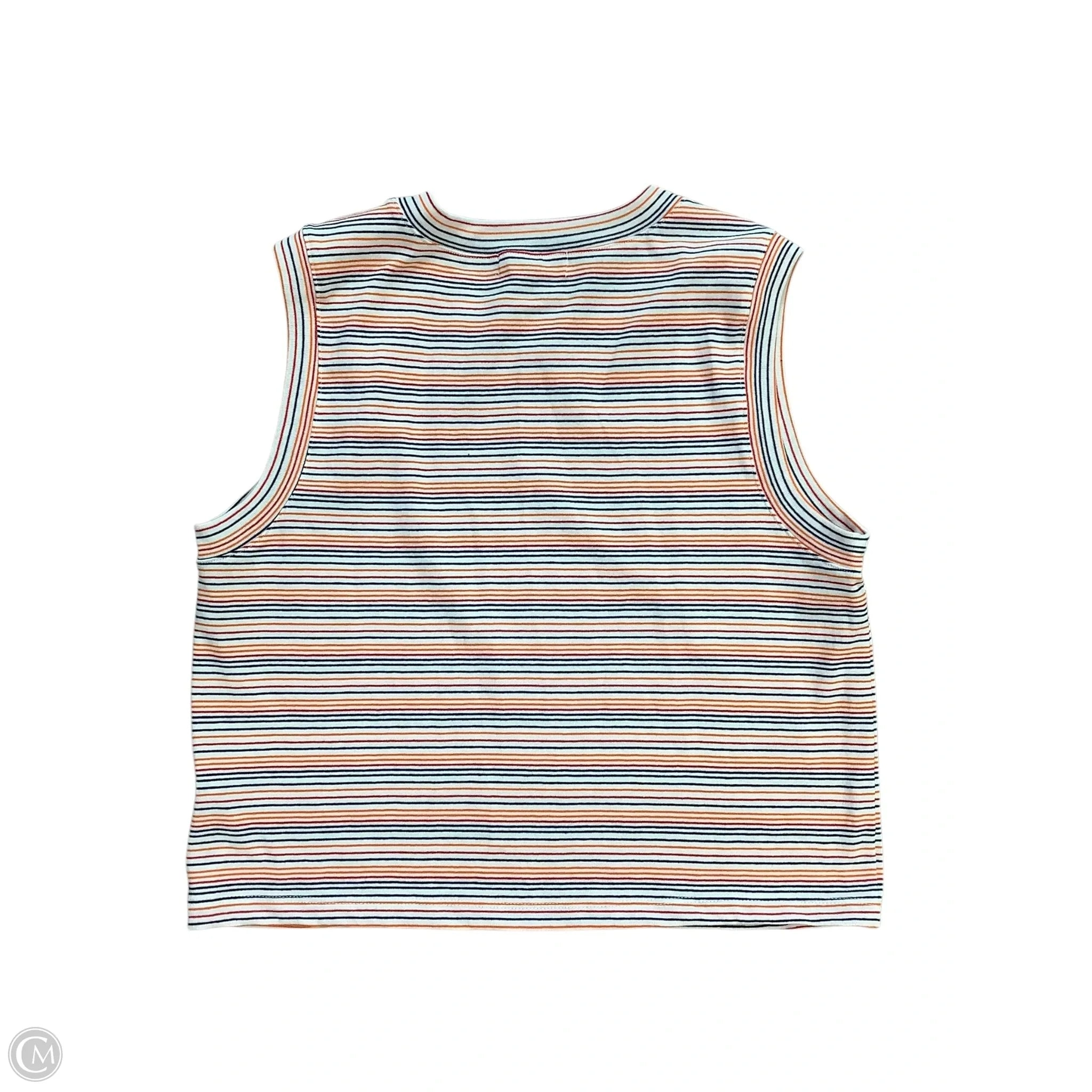 Top Sleeveless Basic By Michael Stars In Striped Pattern, Size: M