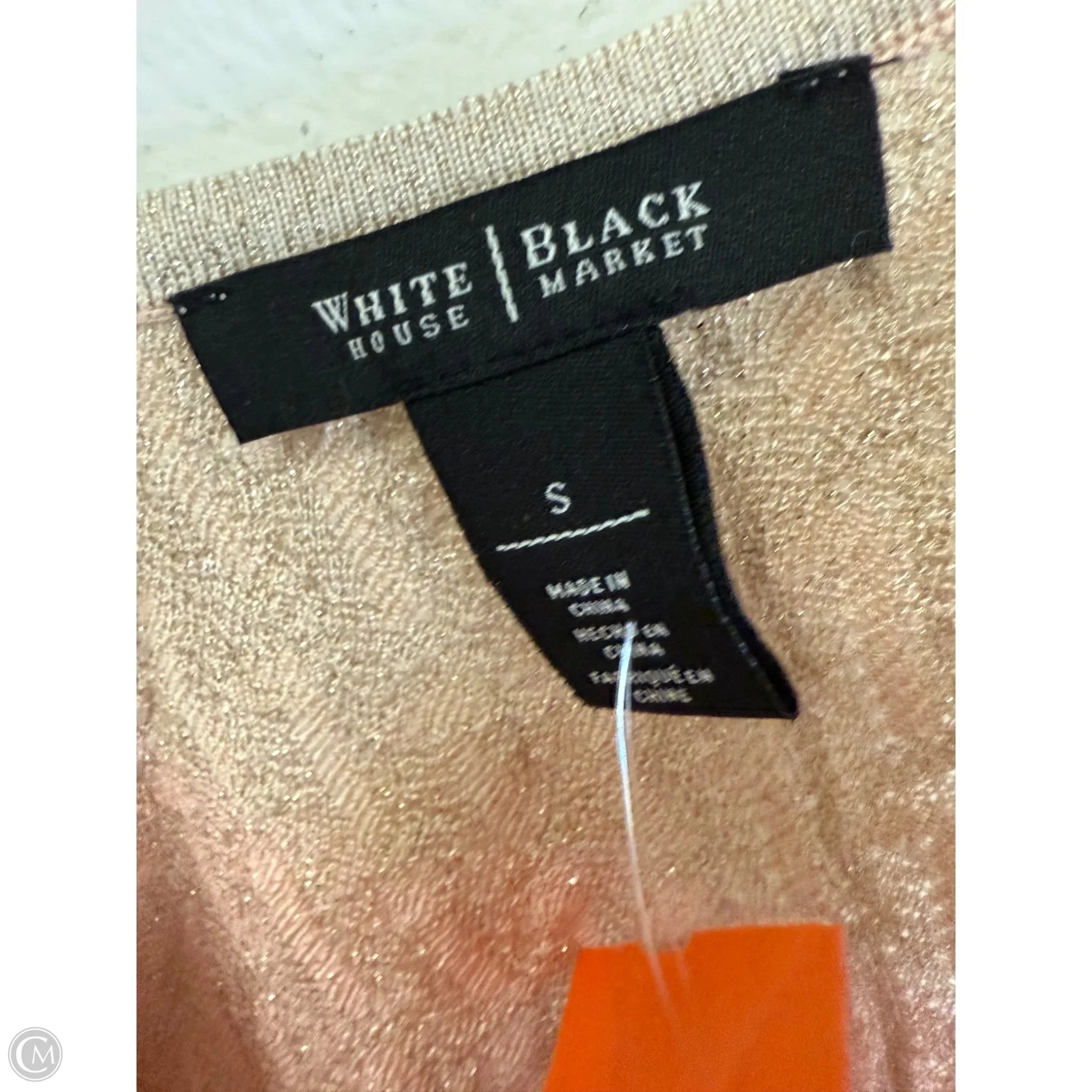 Top Sleeveless Basic By White House Black Market In Pink, Size: S