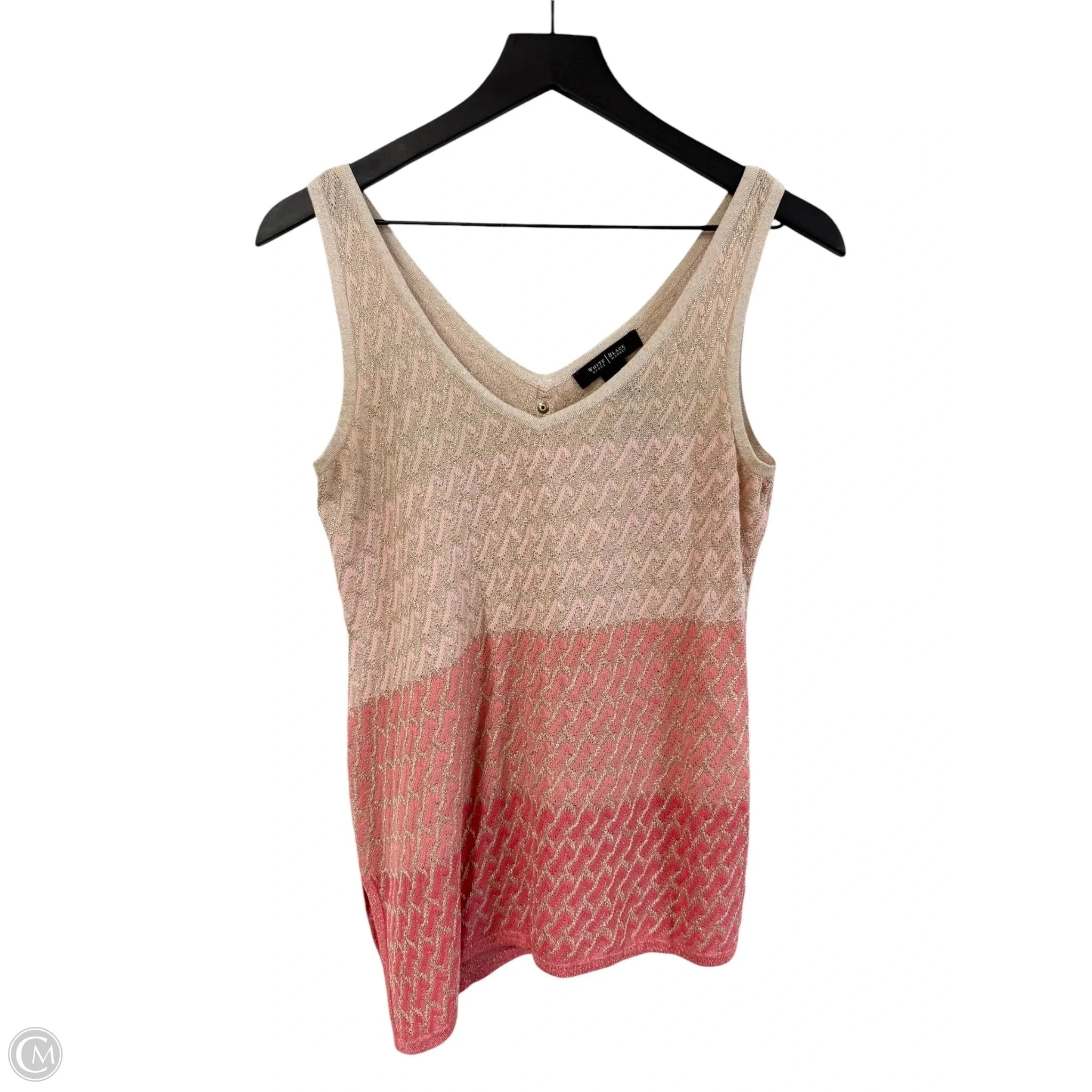 Top Sleeveless Basic By White House Black Market In Pink, Size: S