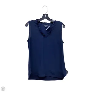 Top Sleeveless By Ann Taylor In Blue, Size: Xs