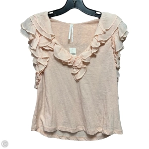 Top Sleeveless By Anthropologie In Peach, Size: XS