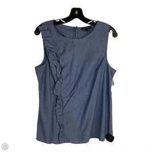 Top Sleeveless By Banana Republic In Blue, Size: 14