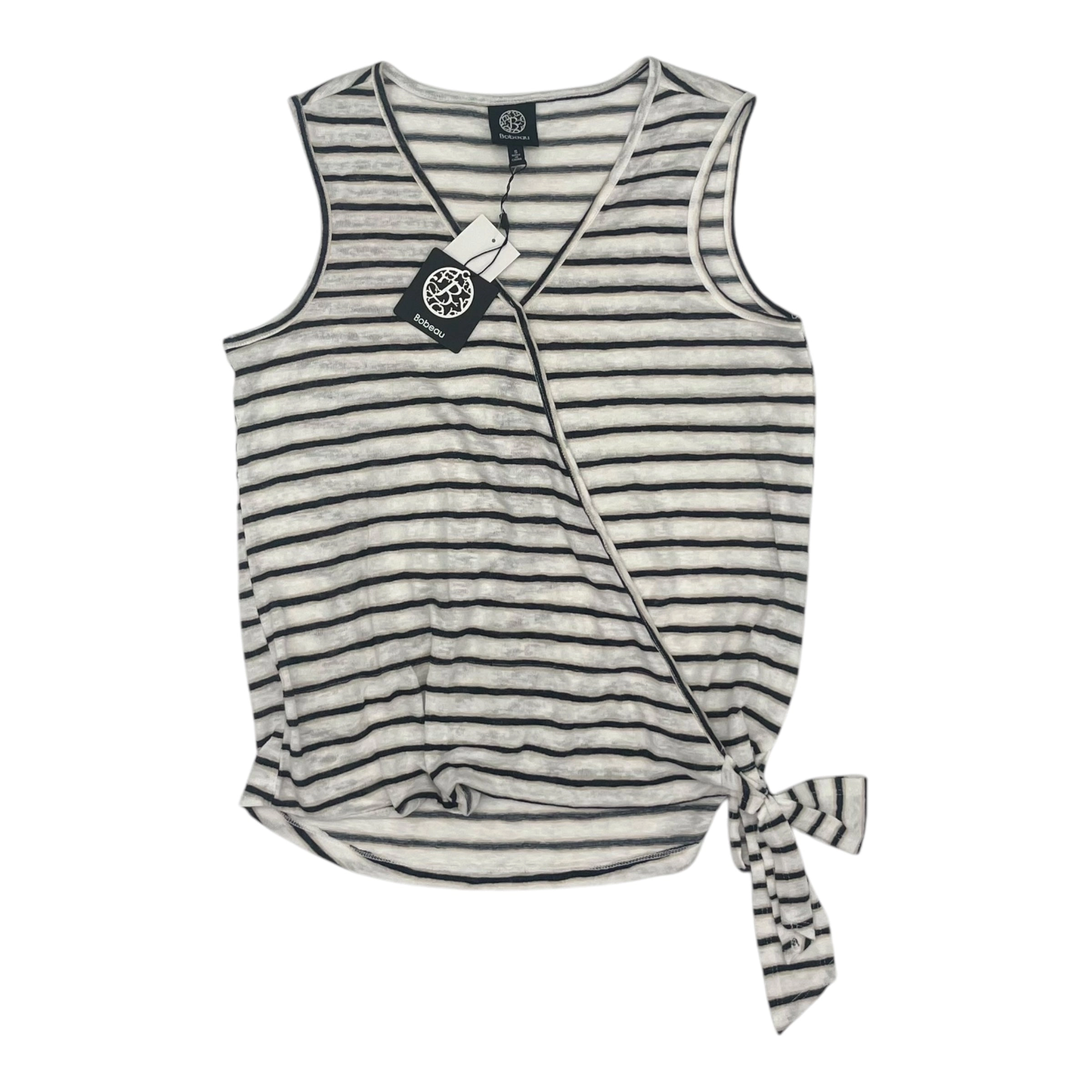 Top Sleeveless By Bobeau In Striped Pattern, Size:S