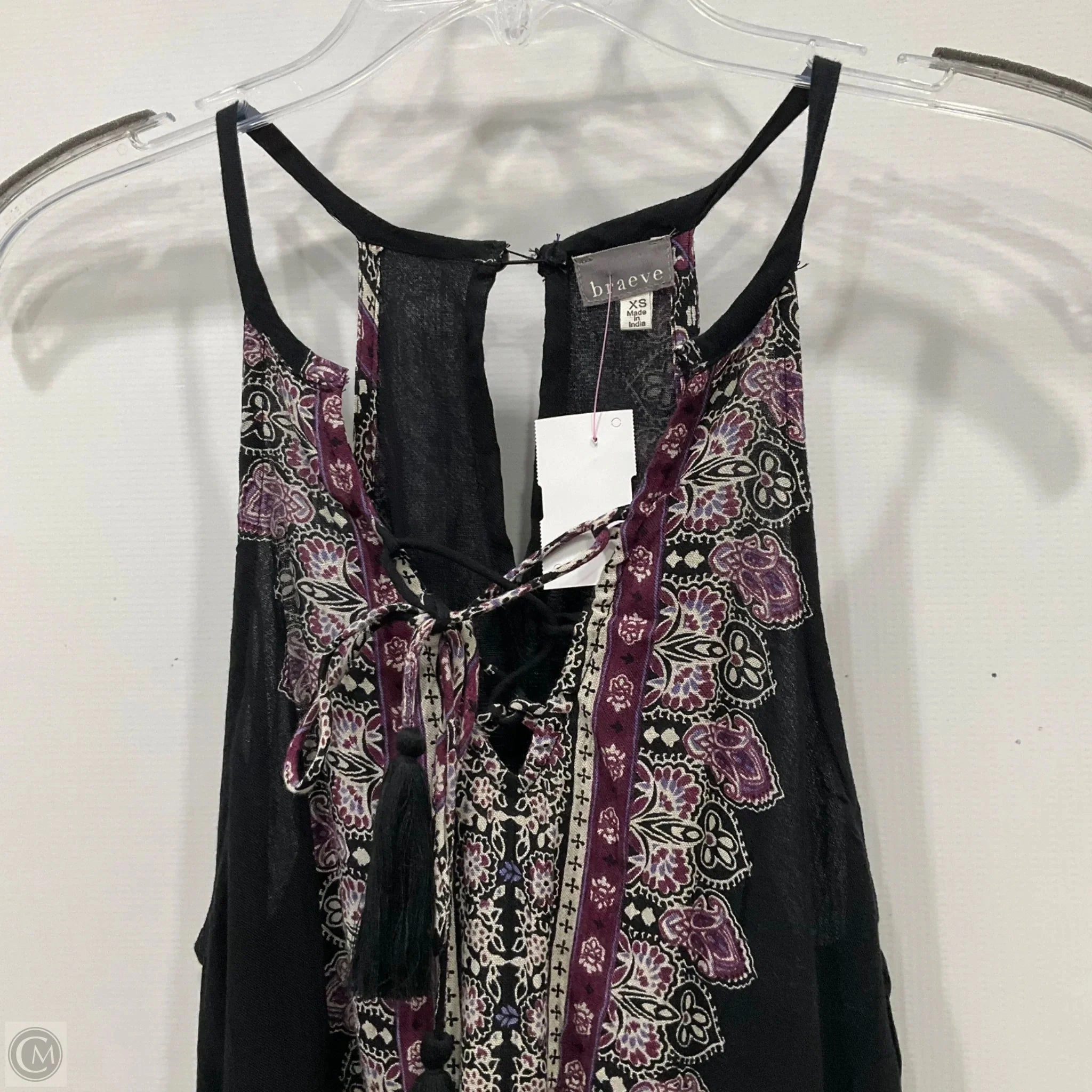 Top Sleeveless By Braeve In Purple, Size: Xs