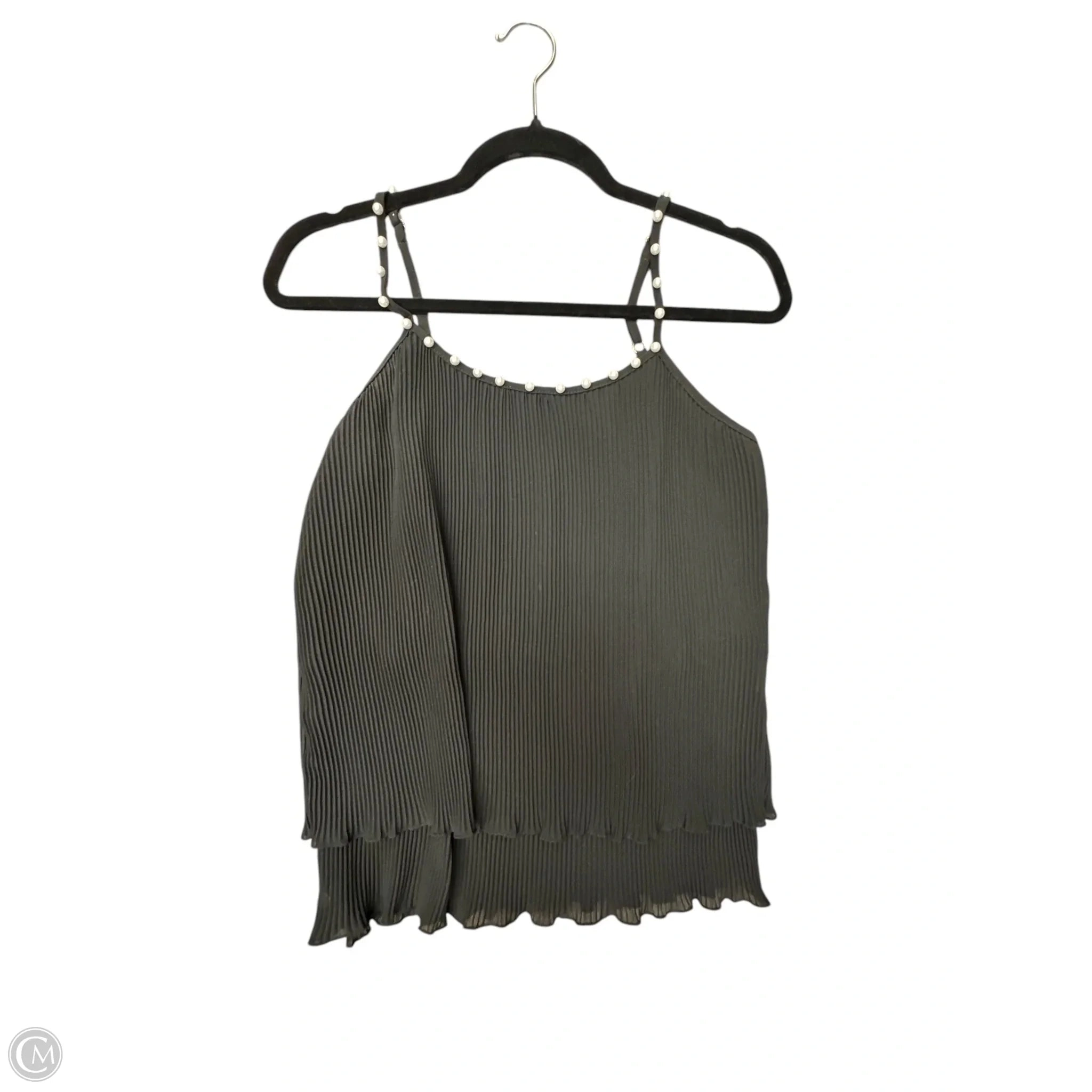 Top Sleeveless By Clothes Mentor In Black, Size: S