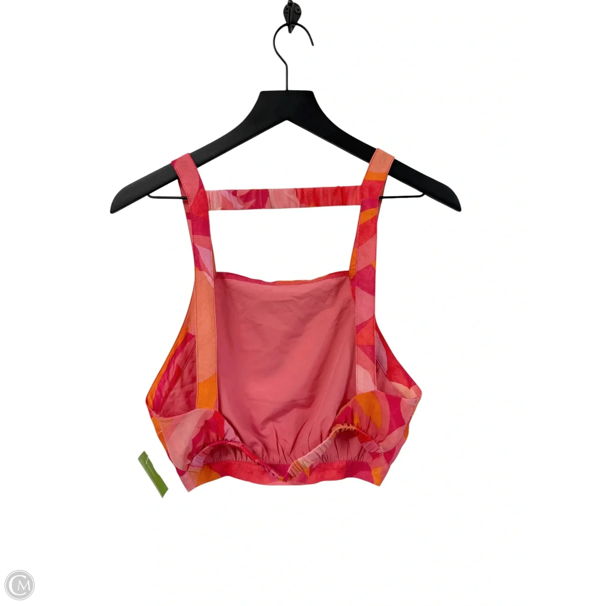 Top Sleeveless By Clothes Mentor In Orange & Pink, Size: M