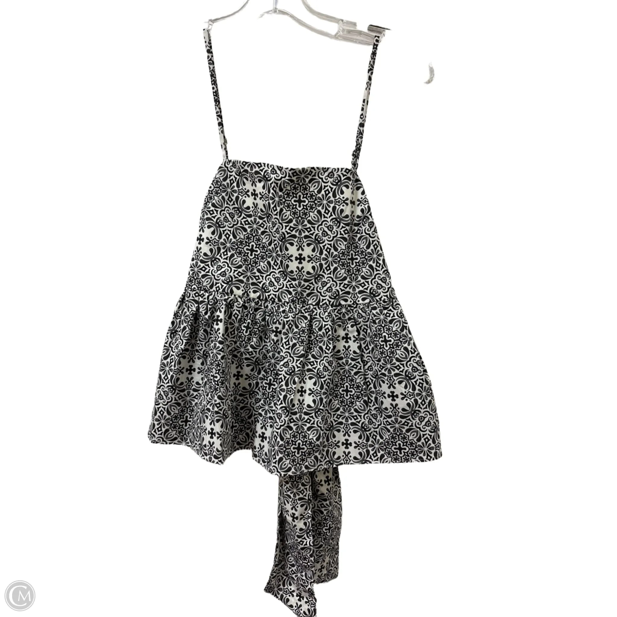 Top Sleeveless By Express In Black & White, Size: Xs