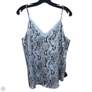 Top Sleeveless By Express In Snakeskin Print, Size: M