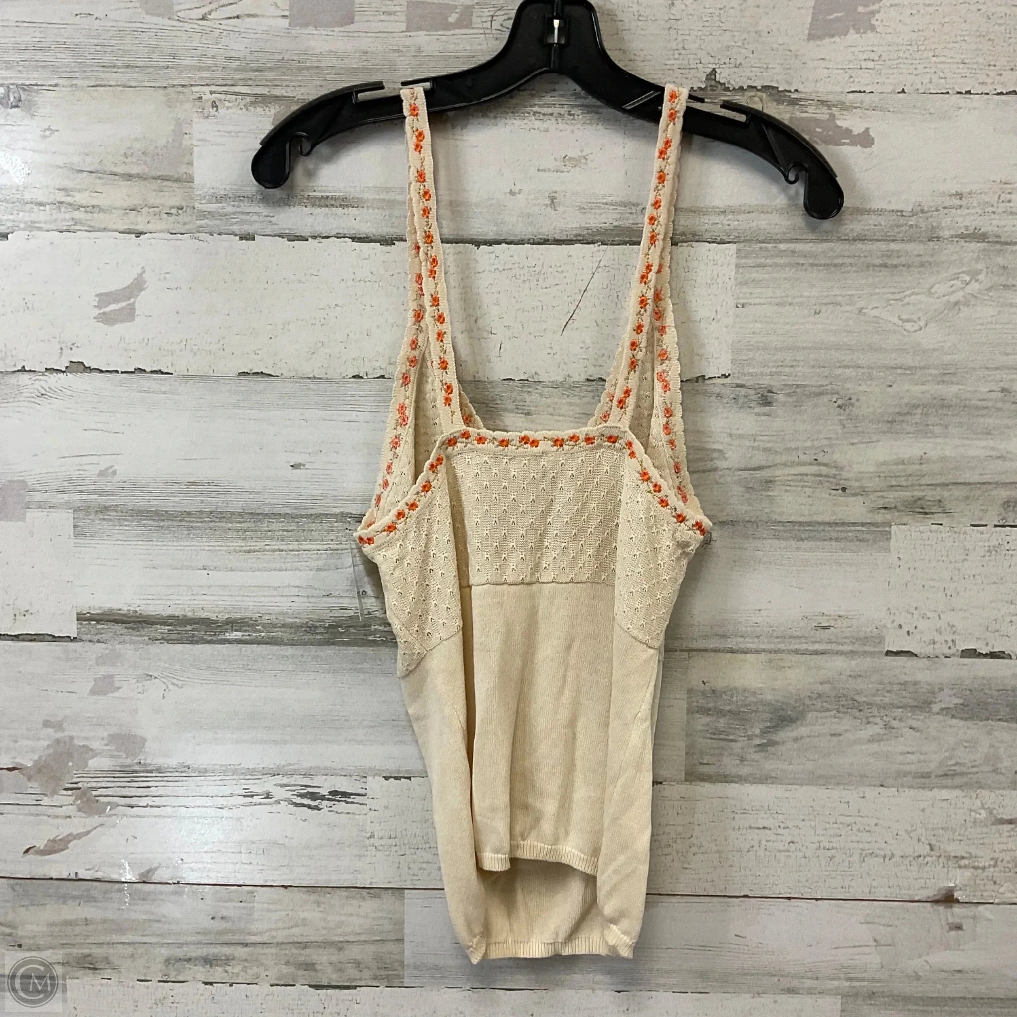 Top Sleeveless By Free People In Cream, Size: M