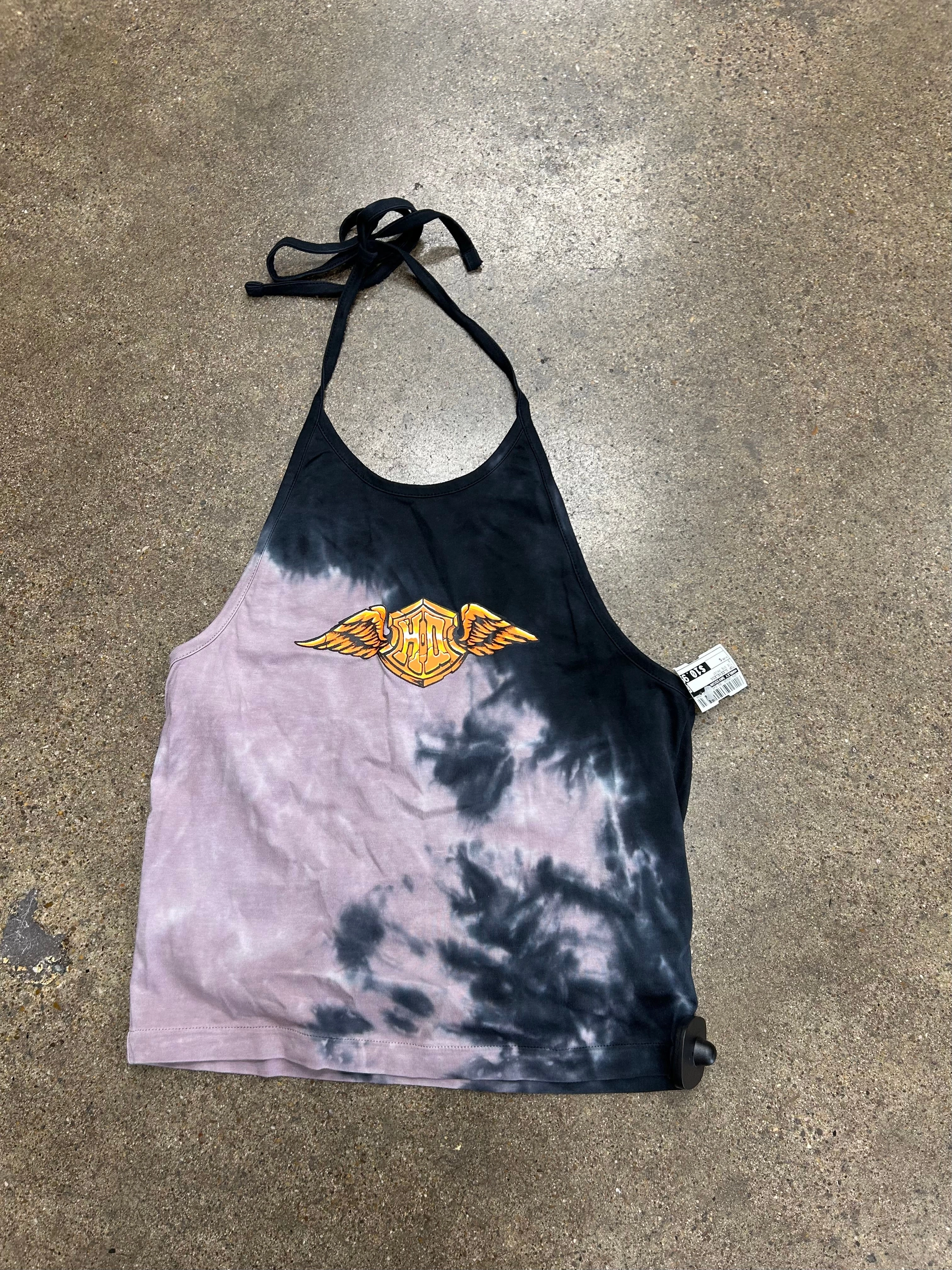 Top Sleeveless By Harley Davidson In Tie Dye Print, Size:S