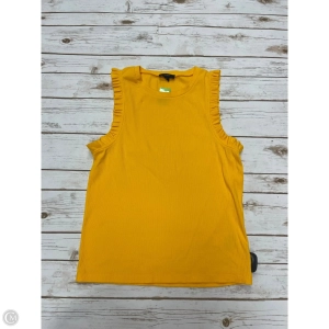 Top Sleeveless By J. Crew In Gold, Size: L