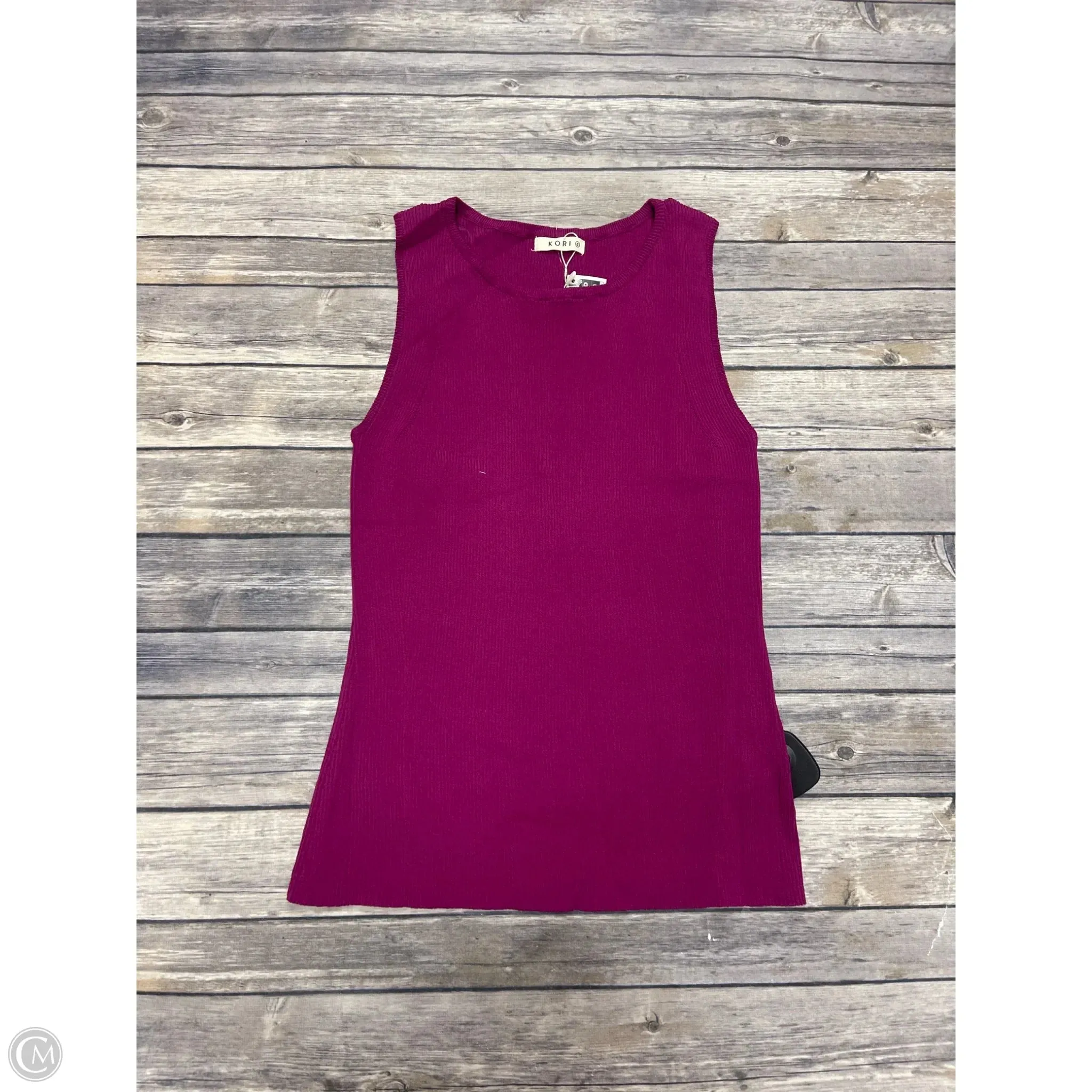 Top Sleeveless By Kori America In Purple, Size: S