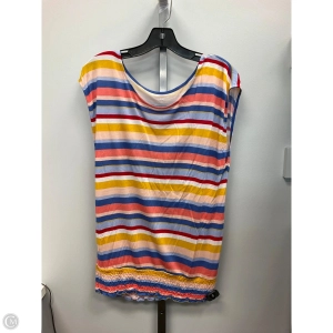 Top Sleeveless By Loft In Striped Pattern, Size: M