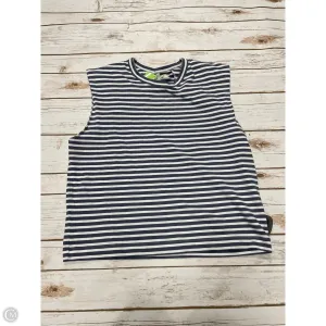 Top Sleeveless By Madewell In Striped Pattern, Size: M