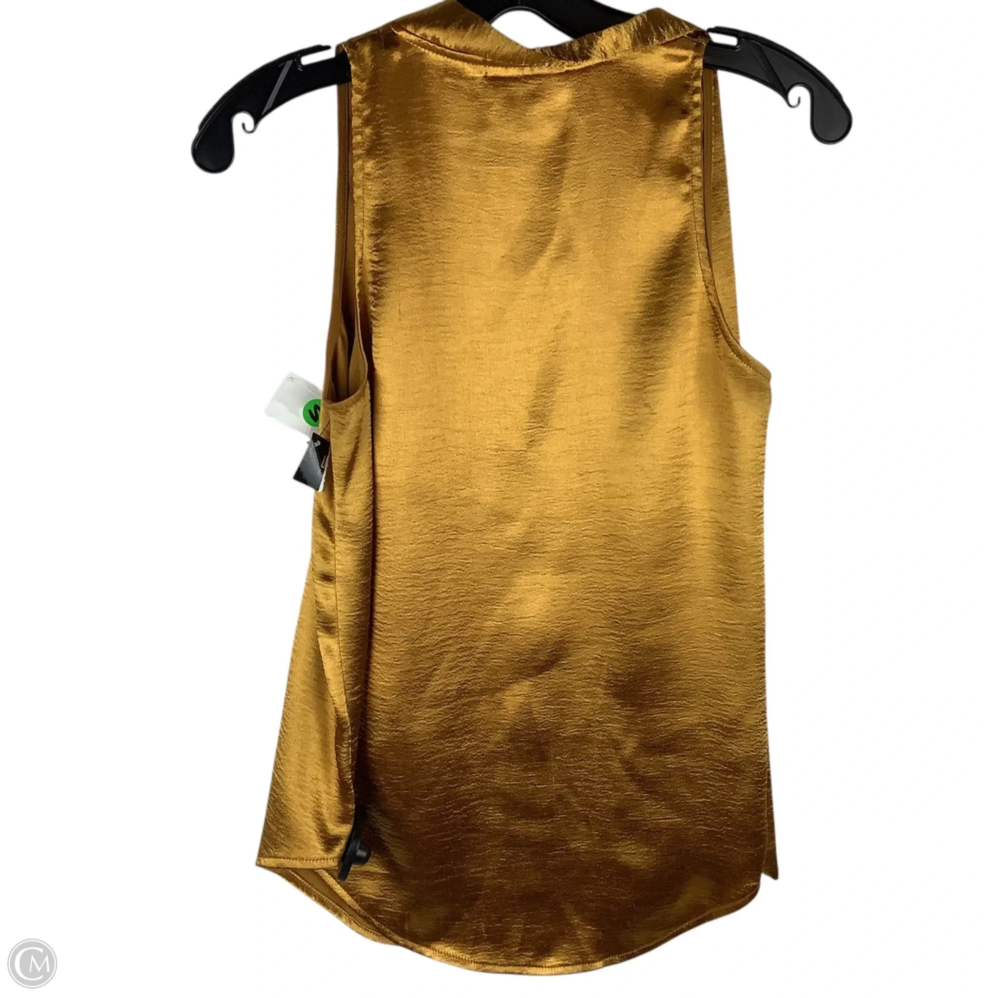 Top Sleeveless By Maeve In Gold, Size: 0