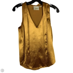 Top Sleeveless By Maeve In Gold, Size: 0