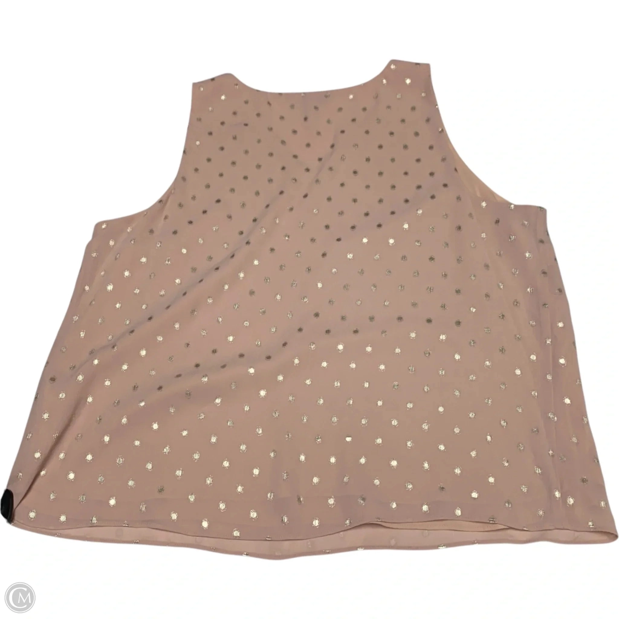 Top Sleeveless By Nine West In Pink, Size: Xxl