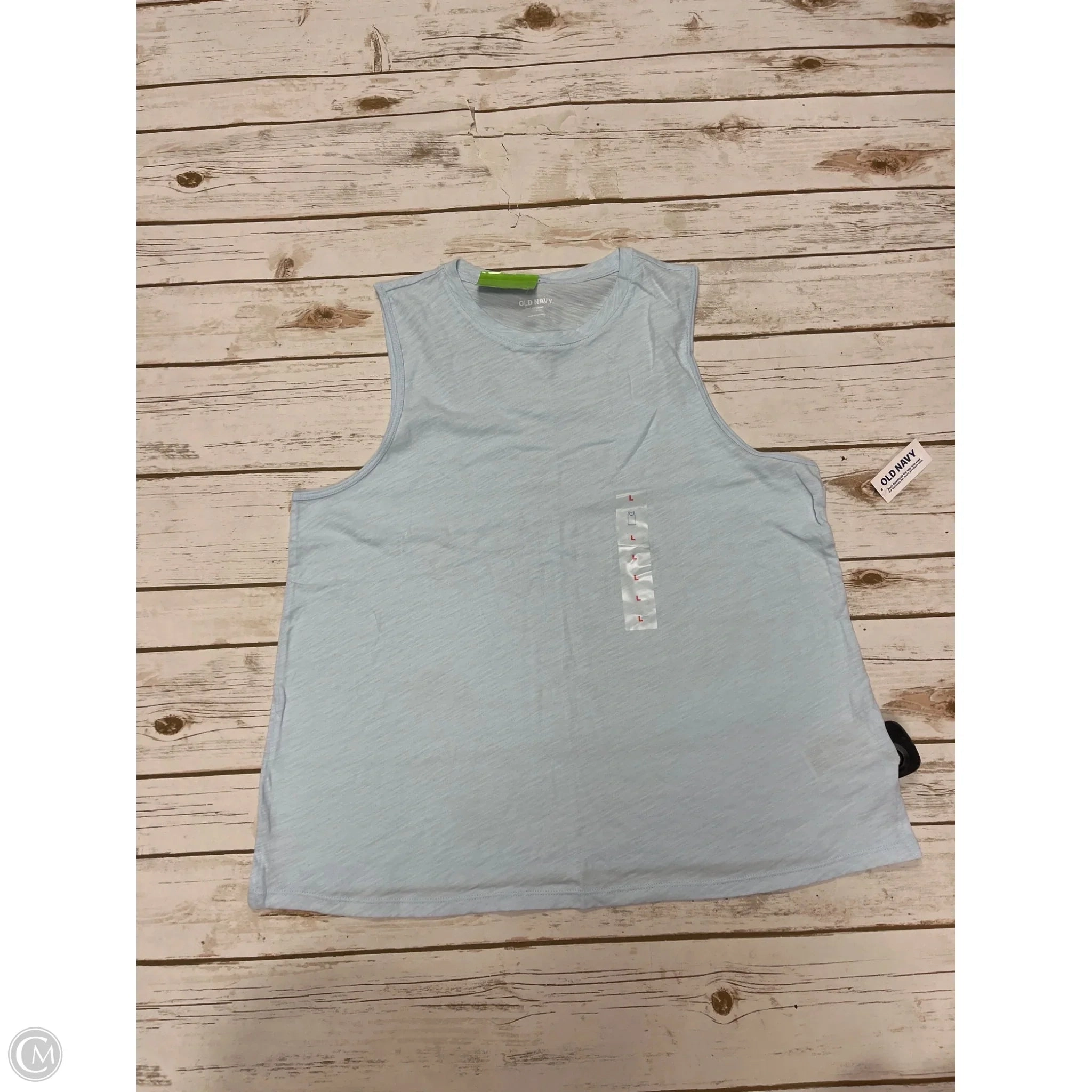 Top Sleeveless By Old Navy In Blue, Size: L