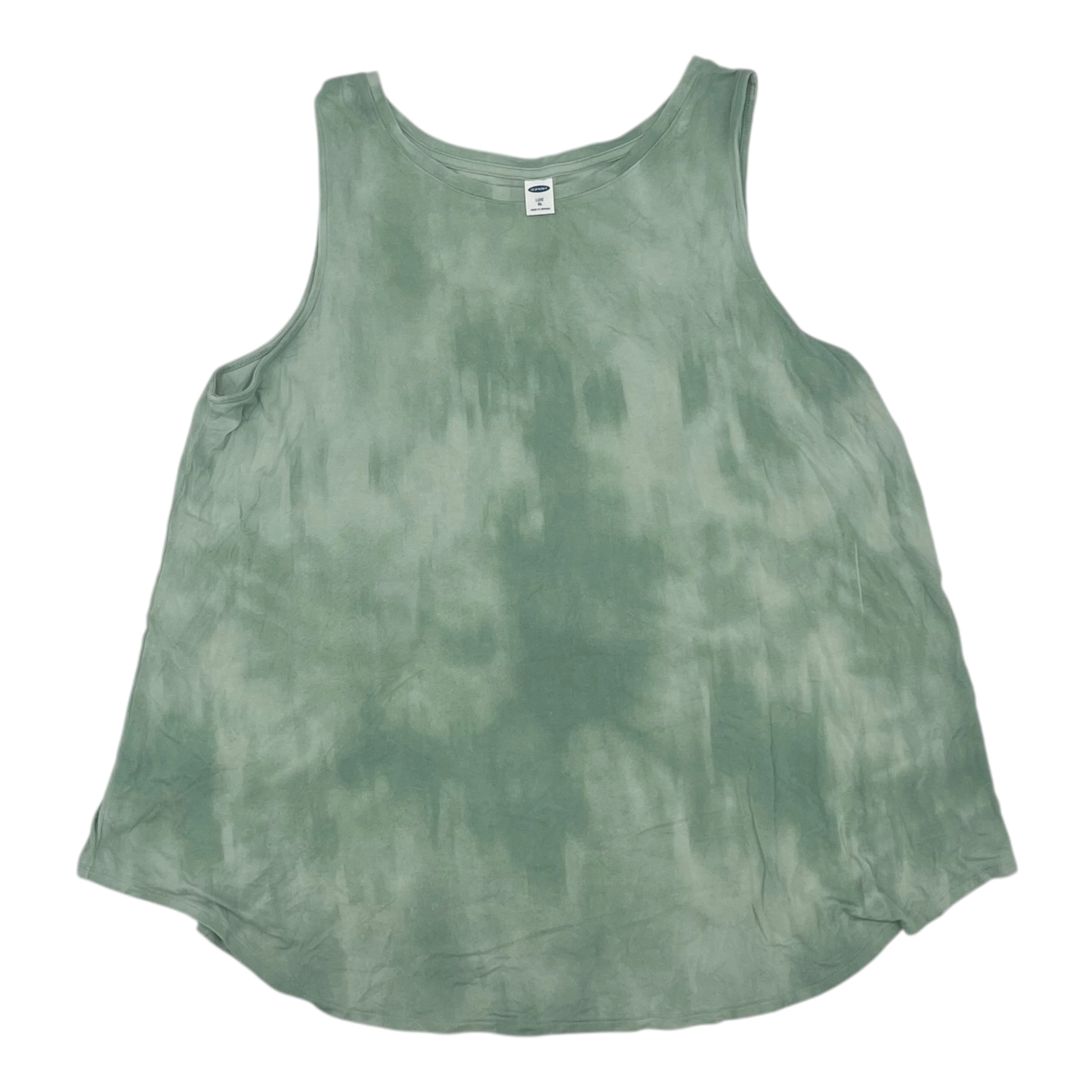 Top Sleeveless By Old Navy In Green, Size:Xl