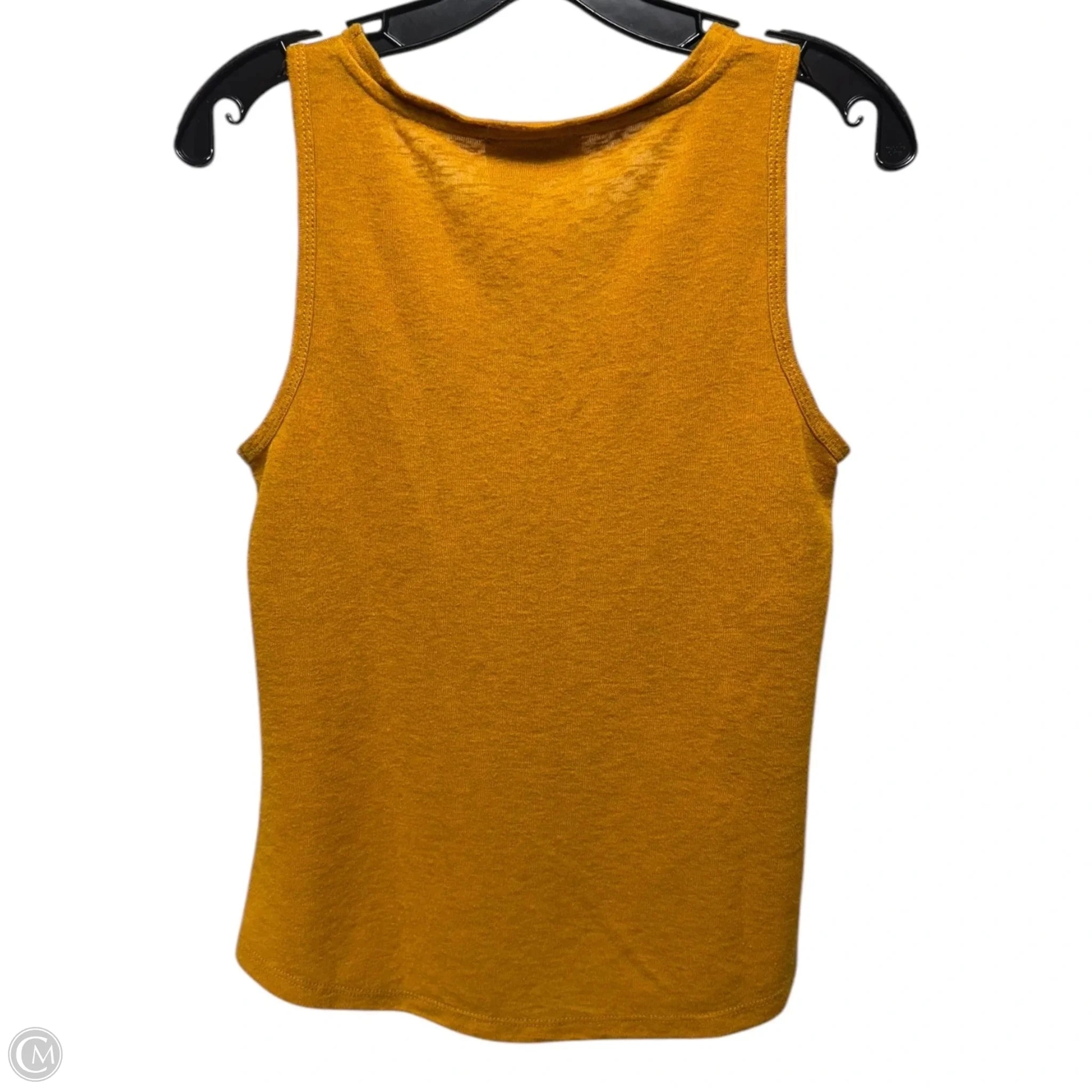 Top Sleeveless By Saturday/sunday In Yellow, Size: S
