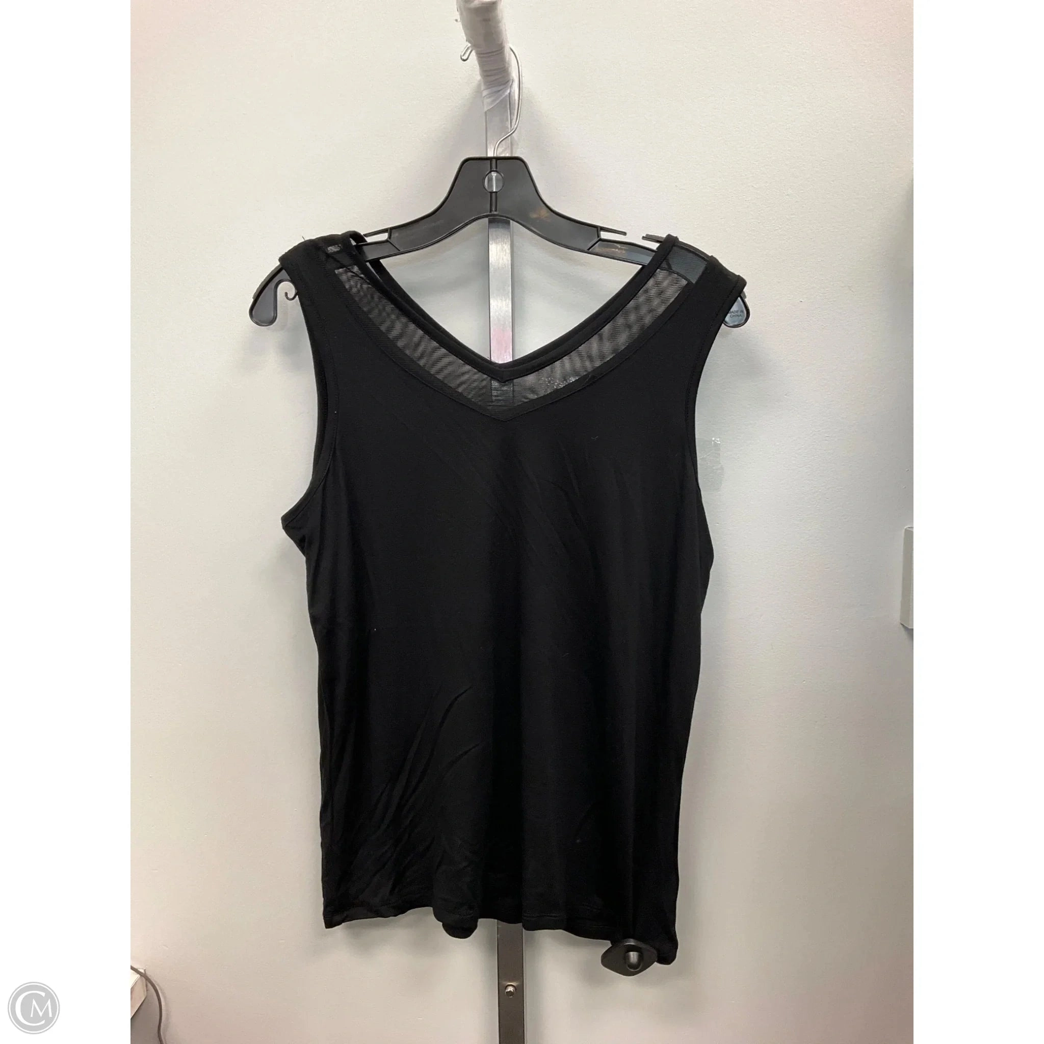 Top Sleeveless By Tahari By Arthur Levine In Black, Size: M
