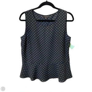 Top Sleeveless By Talbots In Polkadot Pattern, Size: 8