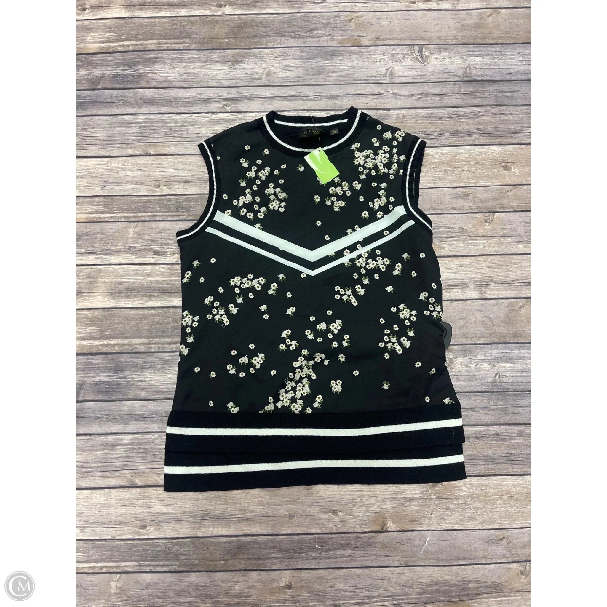 Top Sleeveless By Ted Baker In Black, Size: S