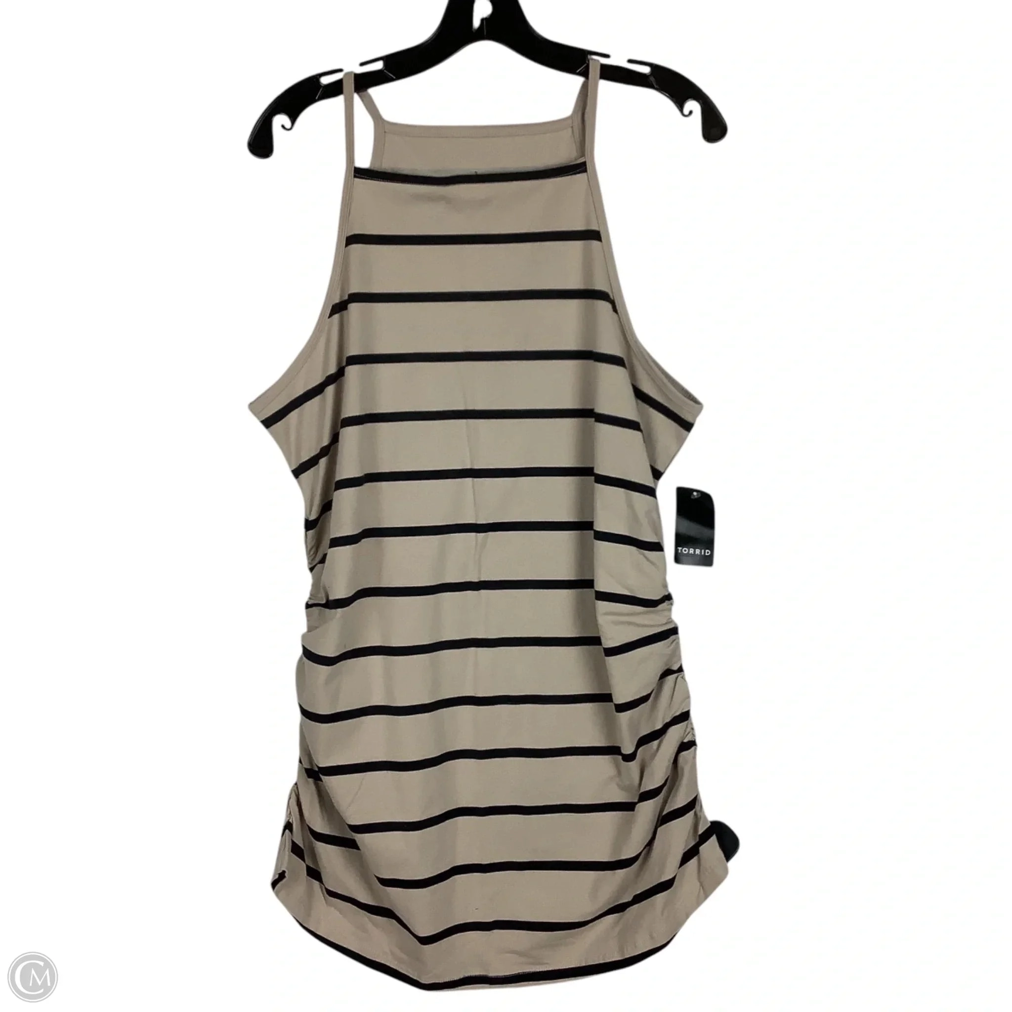 Top Sleeveless By Torrid In Striped Pattern, Size: 3x